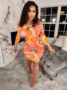 Miss Tropical mini dress
