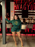2 piece Deep Green Set