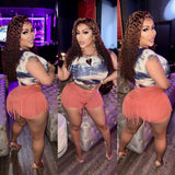 2 piece Fringe Tye Dye