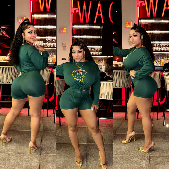 2 piece Deep Green Set