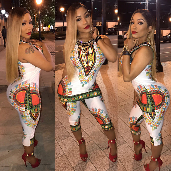2 Piece Colorful Tribal Set