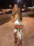 2 Piece Colorful Tribal Set