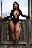 Black With Gold Accessorized Snap Crotch Romper/bodysuit/top "High Quality"