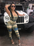 Bluish/Nude Bodysuit (Belt Not Included)