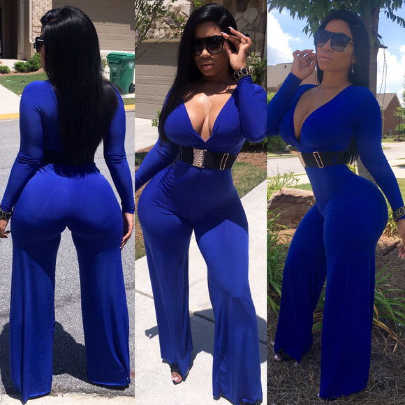 PPS- Royal Blue Bodysuit (Belt included)