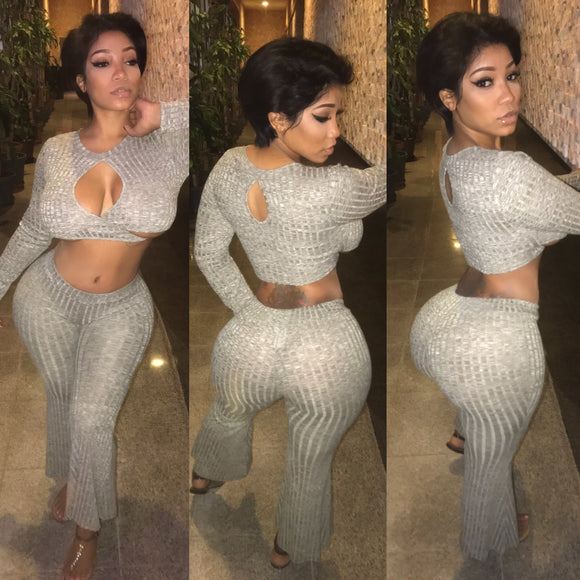 Gray 2 Piece Set 