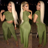 Olive Green 2 Piece Set