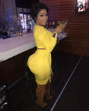 Mustard shingled 2 piece mini dress set TOP NO BOTTOM INCLUDED