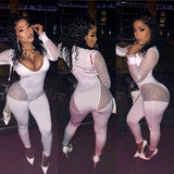 Ms Diva White Bodysuit