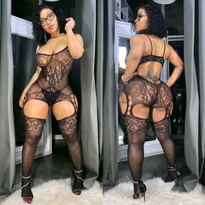 Ms. Relentless (crotchless) “easy access” Thongs not included