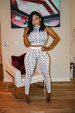 2 Piece Crystal Set “High Waist”