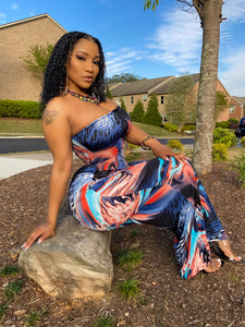 Multi Colored Tube BodySuit