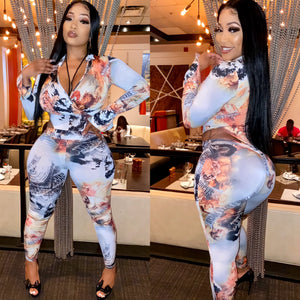 2 Piece Oriental Style Set