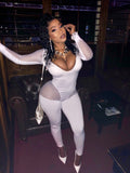 Ms Diva White Bodysuit