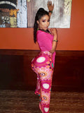 Pink Tropical Bodysuit