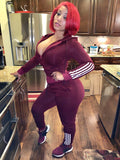 Cranberry 2 piece “Love”  joggers set