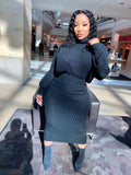 Black 2 Piece Sweater Set