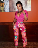 Pink Tropical Bodysuit