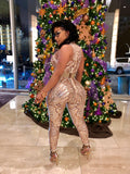 Gold Sequin Bodysuit “High Quality”