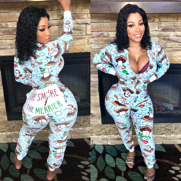 The S'More The Merrier Snowman Onesie