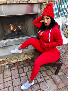 Copy of Red 2 Piece Jogger Hoodie Set "HAT NOT INCLUDED"