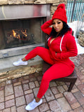 Copy of Red 2 Piece Jogger Hoodie Set "HAT NOT INCLUDED"
