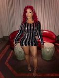 Black Suede With Silver Sequin Mini Dress "HIGH QUALITY" "WITHOUT CLUTCH HANDBAG"